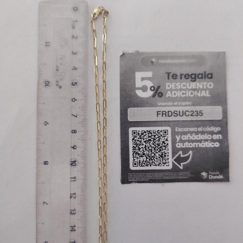 CADENA ORO 14 K 5,80 GRMS (SEMINUEVO)