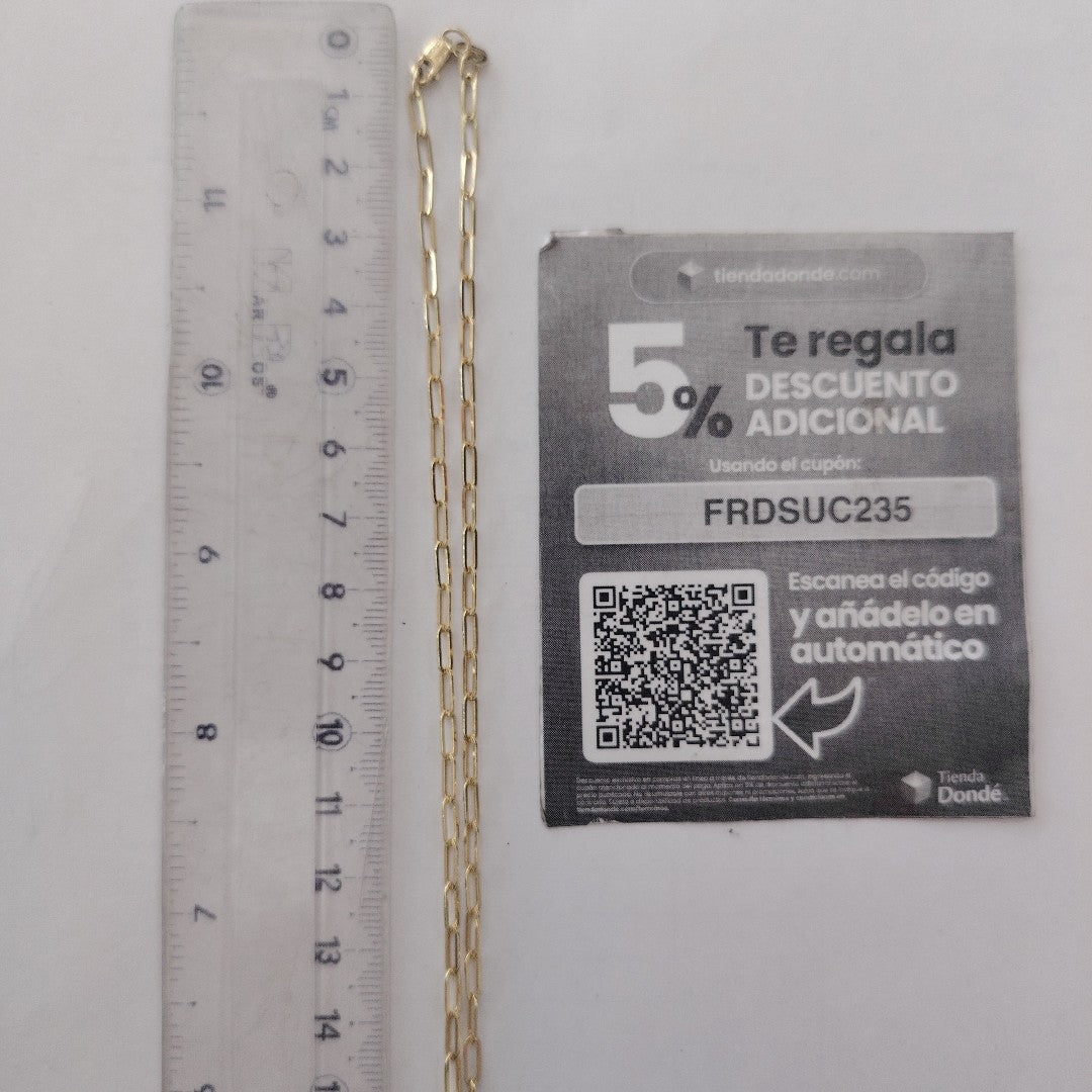 CADENA ORO 14 K 5,80 GRMS (SEMINUEVO)