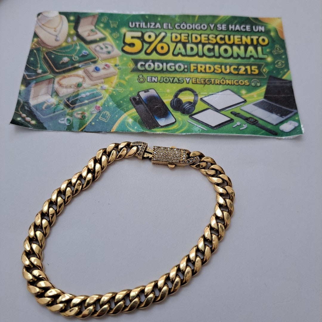 PULSERA ORO 14 K 8 GRMS (SEMINUEVO)