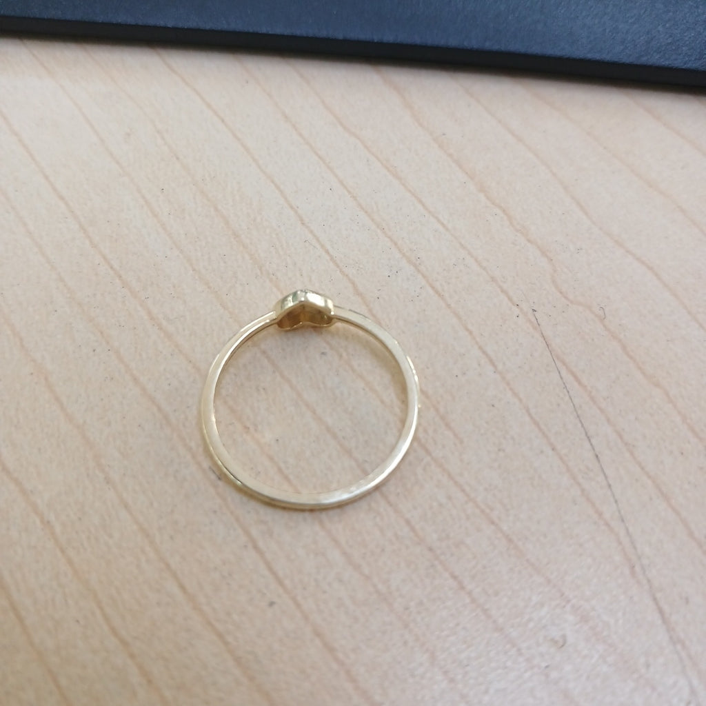 ANILLOS ANILLITO FIG CORAZON 10K TALLA 7 1.1 GR (NUEVO)