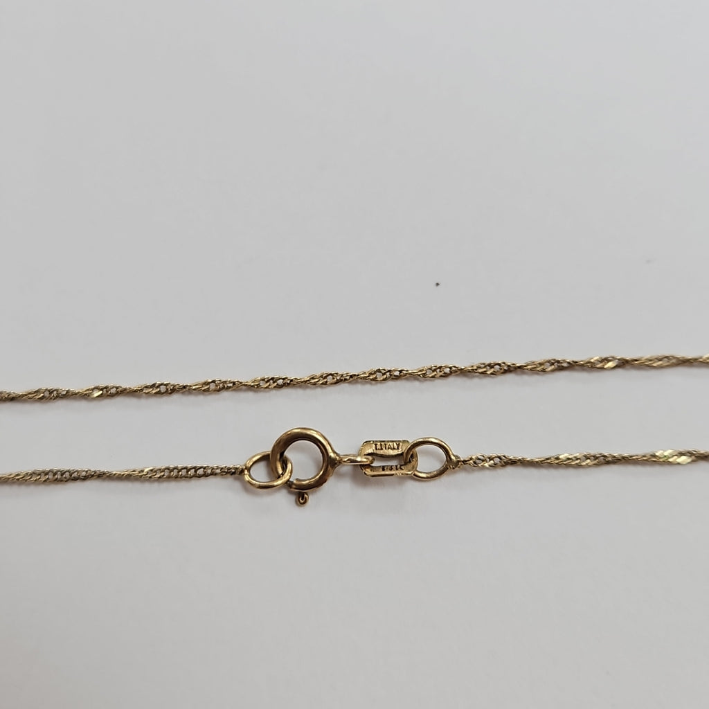 CADENA ORO 14 K 0.9 GRMS (SEMINUEVO)