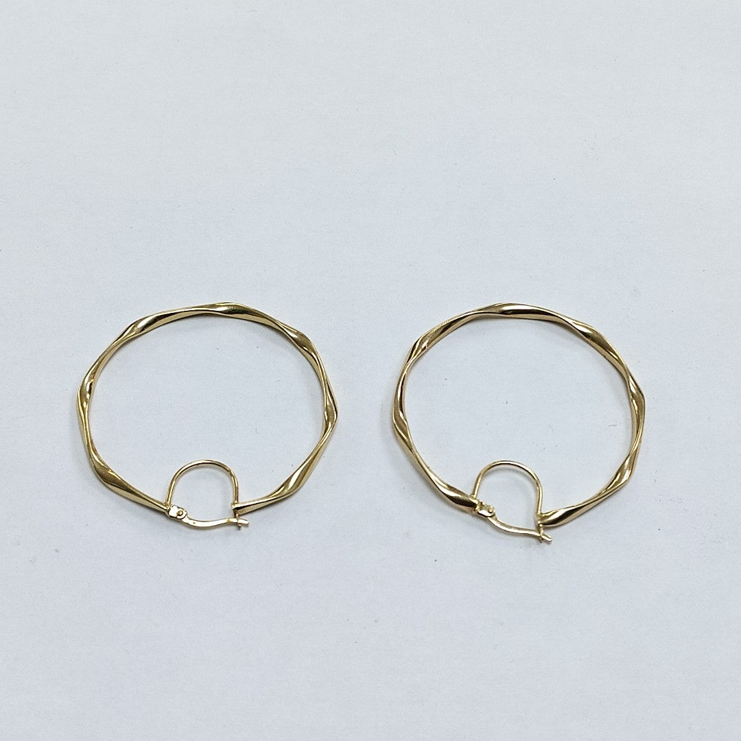 ARRACADAS PAR ORO 14 K 2.8 GRMS (SEMINUEVO)