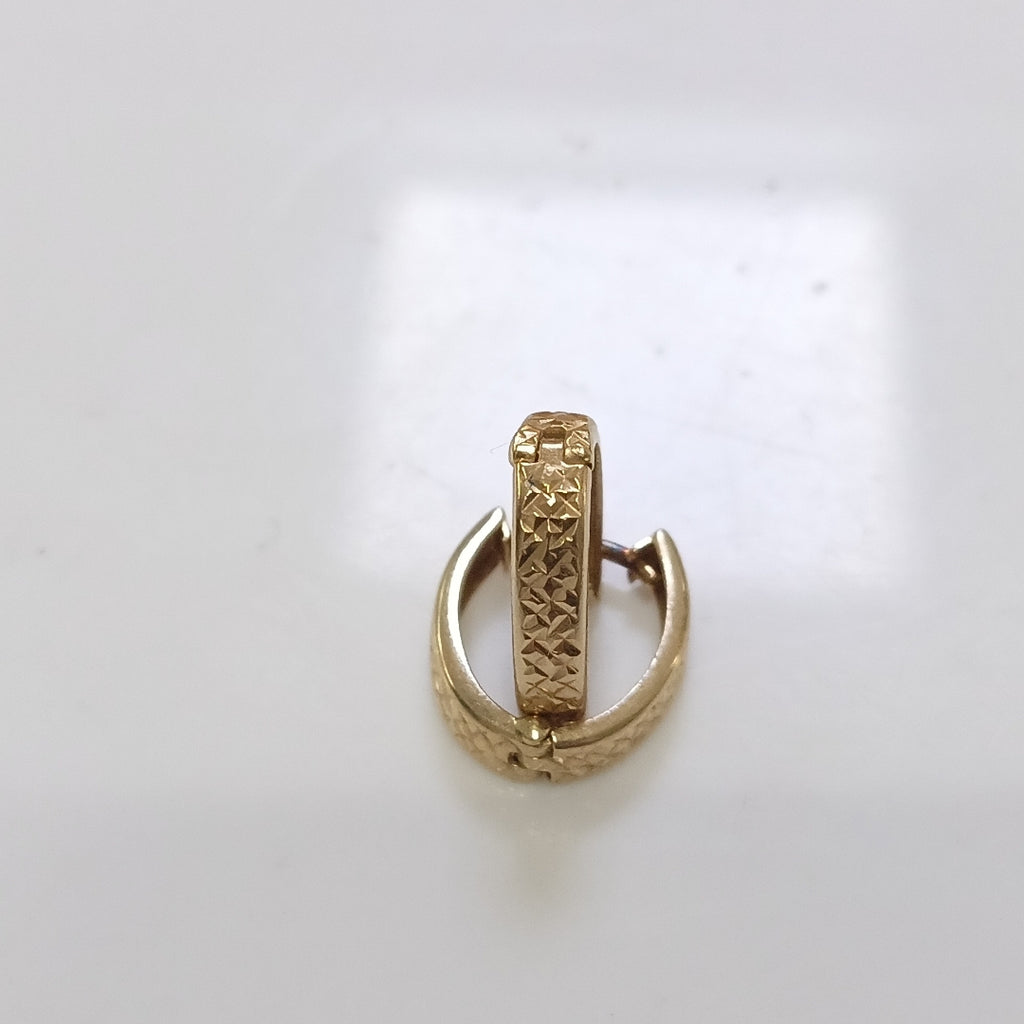 ARRACADAS PAR ORO 14 K 0,90 GRMS (SEMINUEVO)