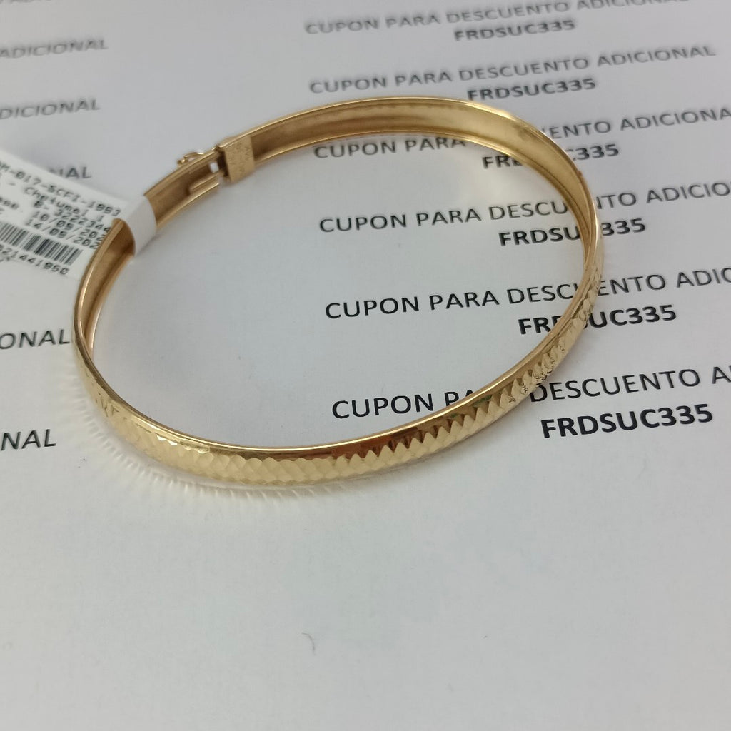PULSERA RIGIDA ORO 14 K 5.4 GRMS (SEMINUEVO)