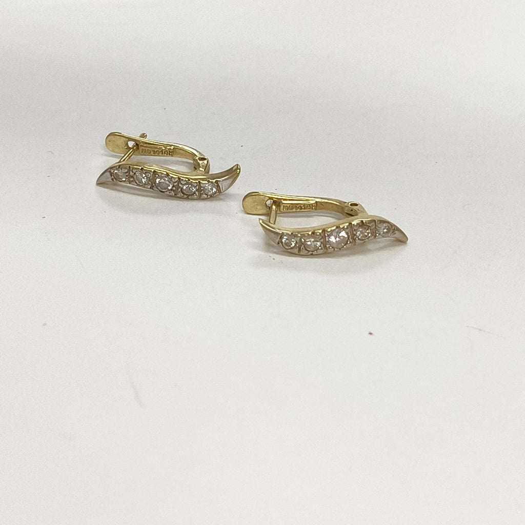 ARETES PAR ORO 10 K 2.7 GRMS (SEMINUEVO)