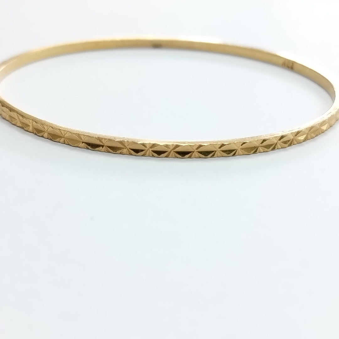 PULSERA RIGIDA ORO 18 K 9,70 GRMS (SEMINUEVO)