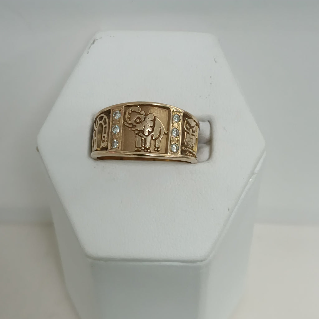 ANILLO ORO 14 K 5.4 GRMS (SEMINUEVO)