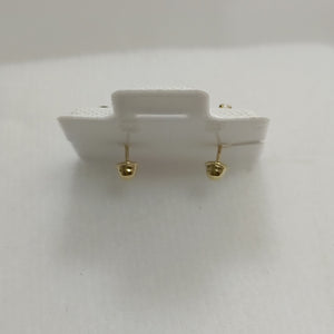 BROQUELES BROQUEL FIG MOÑO C CIRCONIA 14K 0.2441 GR (NUEVO)