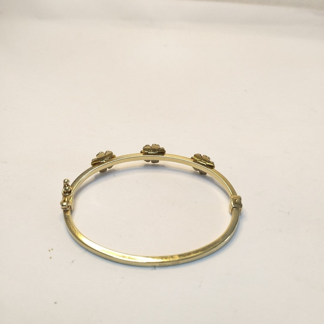 PULSERA RIGIDA ORO 10 K 3.8 GRMS (SEMINUEVO)