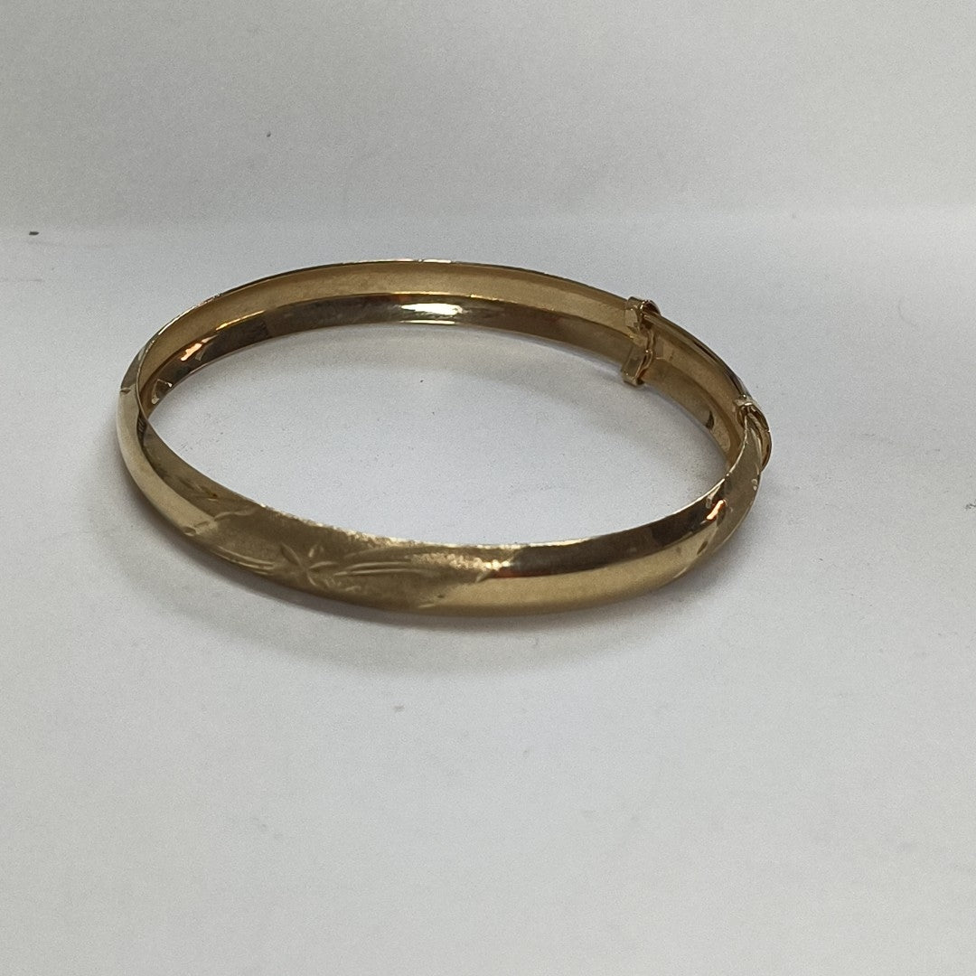 PULSERA RIGIDA ORO 10 K 4,50 GRMS (SEMINUEVO)
