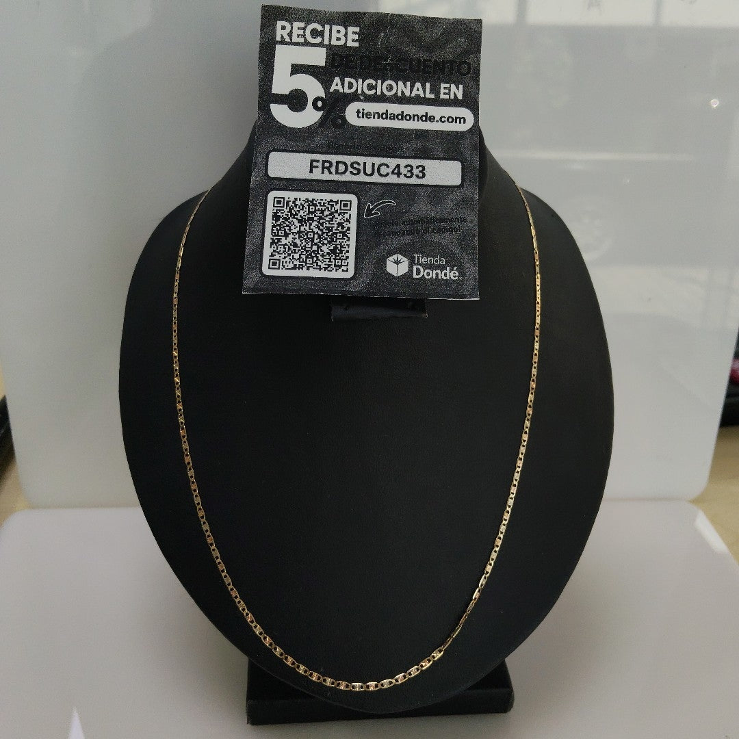 CADENA ORO COMBINADO 14 K 2,60 GRMS (SEMINUEVO)
