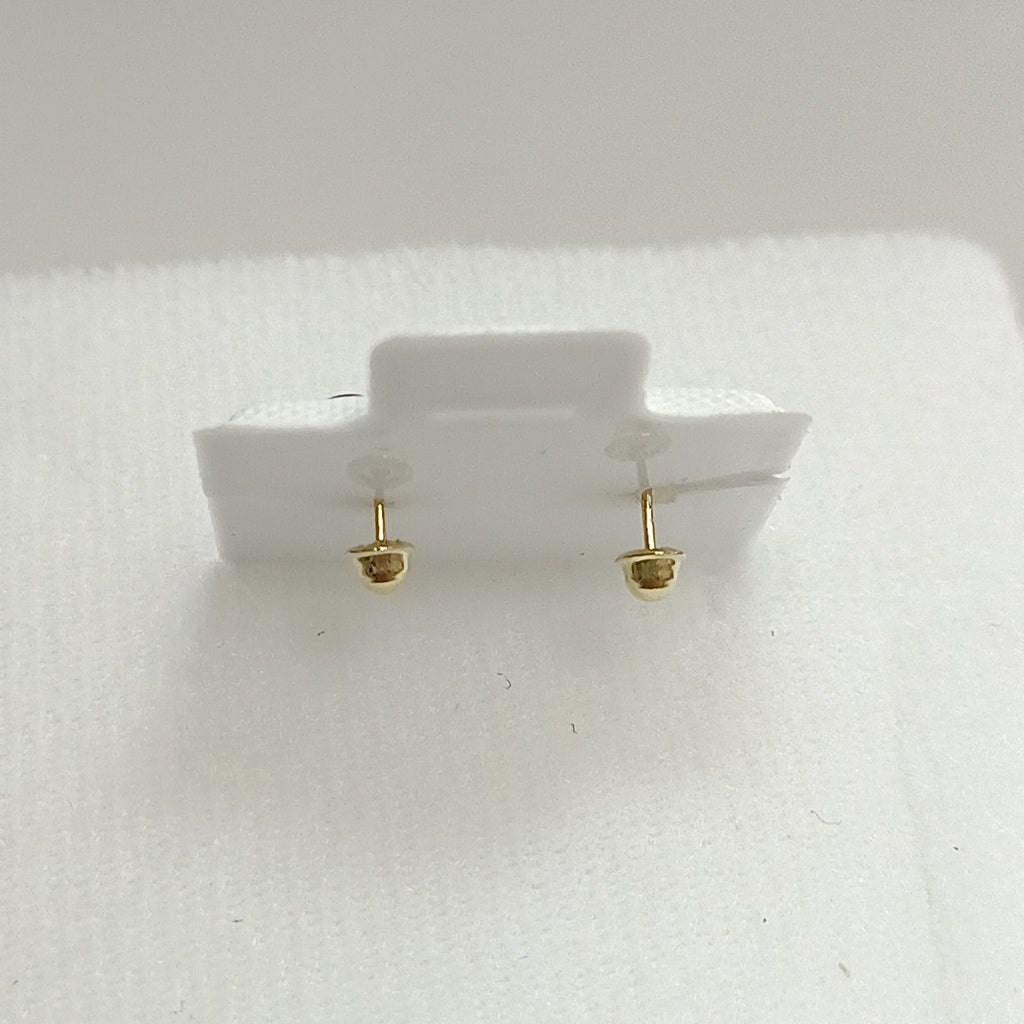 BROQUELES BROQUEL FIG CORAZON C CIRCONIA 14K 0.2614 GR (NUEVO)