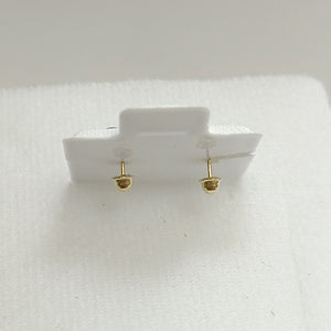 BROQUELES BROQUEL FIG CORAZON C CIRCONIA 14K 0.2614 GR (NUEVO)