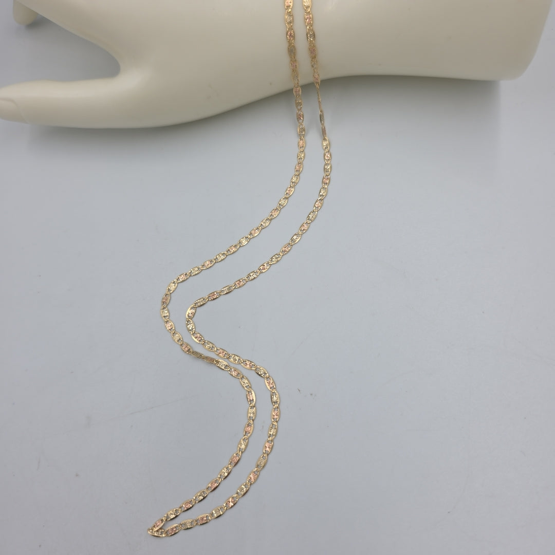 CADENA ORO,ORO COMBINADO 10 K 5,00 GRMS (SEMINUEVO)