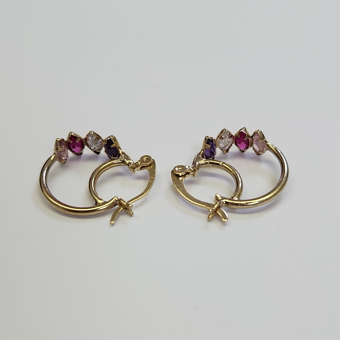 ARETES PAR ORO 10 K 2.7 GRMS (SEMINUEVO)