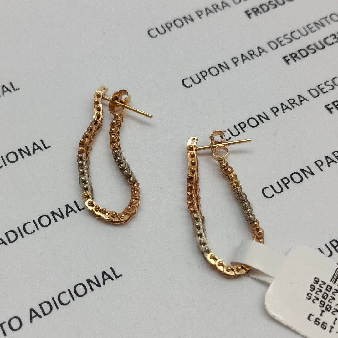 VIOLADORES PAR ORO 14 K 3,40 GRMS (SEMINUEVO)