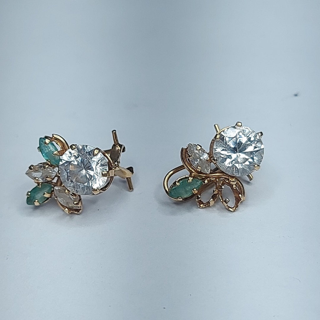 ARETES PAR ORO 14 K 2,70 GRMS (SEMINUEVO)