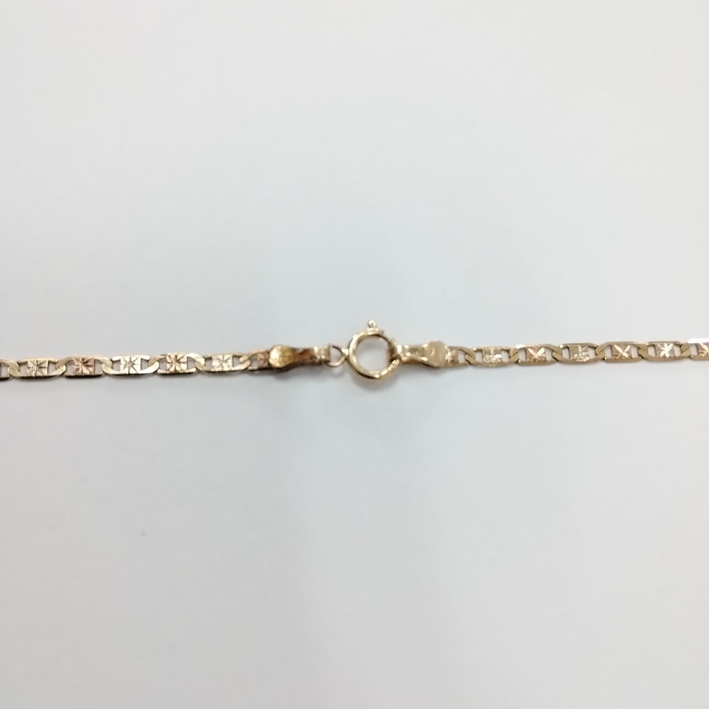 CADENA ORO, ORO COMBINADO 10 K 2.9 GRMS (SEMINUEVO)