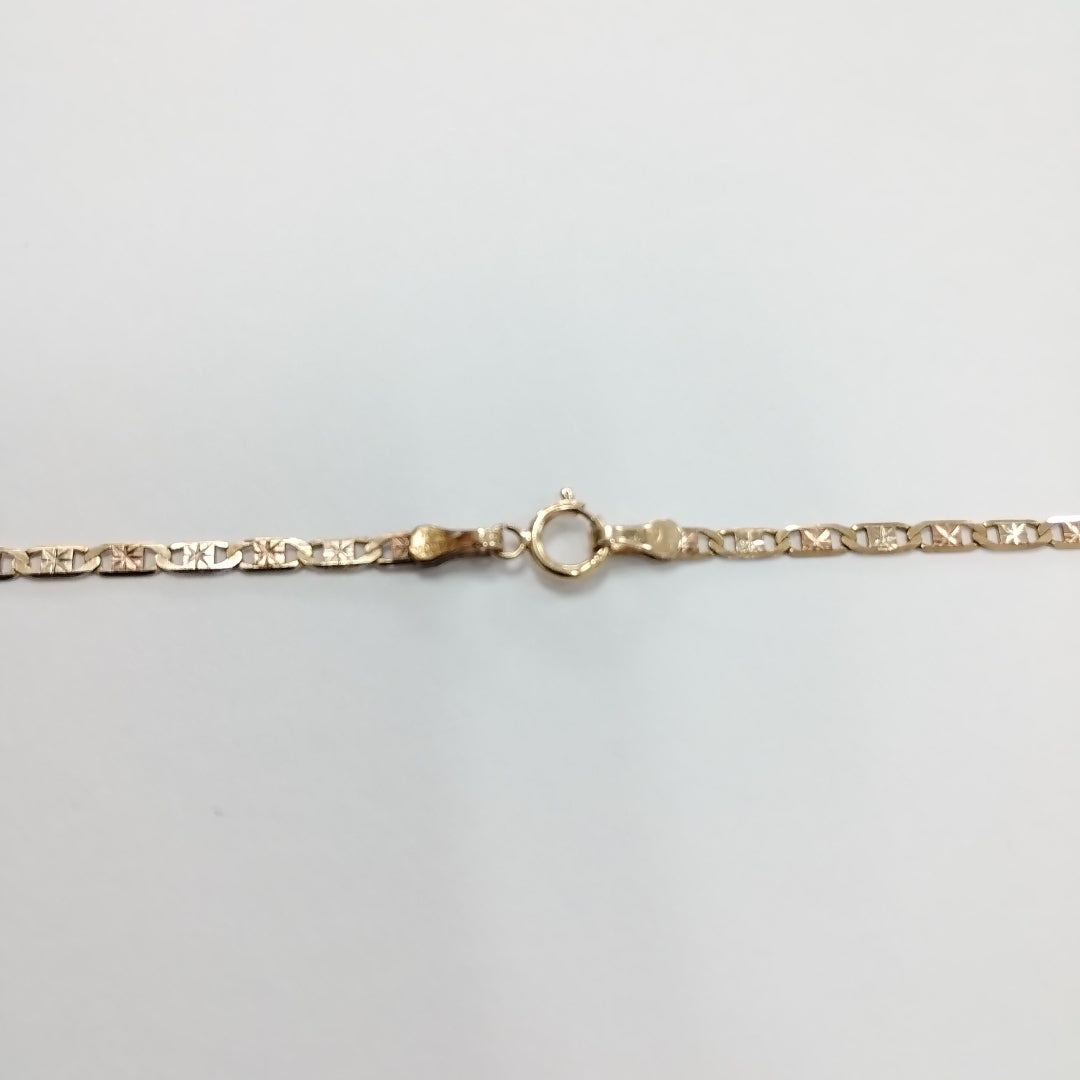 CADENA ORO, ORO COMBINADO 10 K 2.9 GRMS (SEMINUEVO)