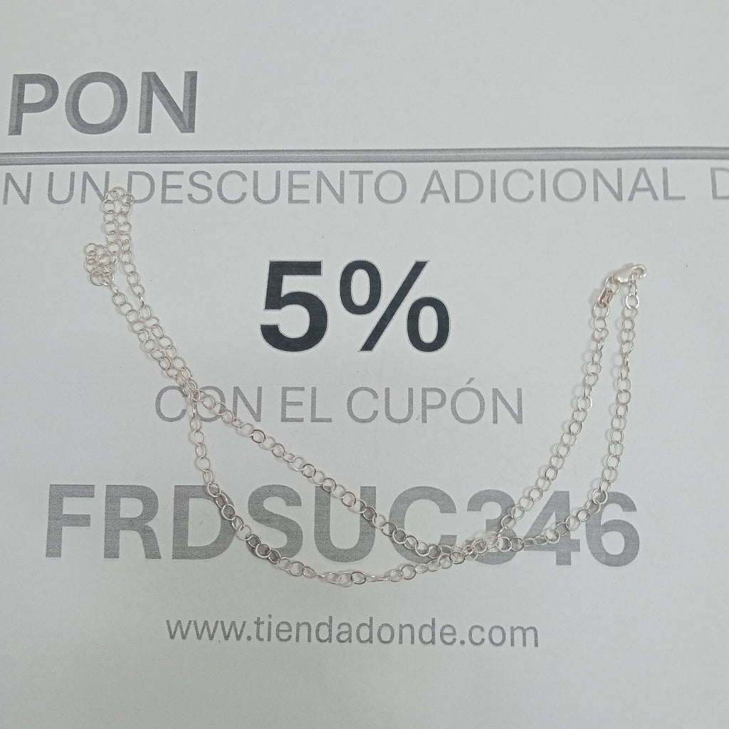 GARGANTILLA PLATA 2,70 GRMS (SEMINUEVO)