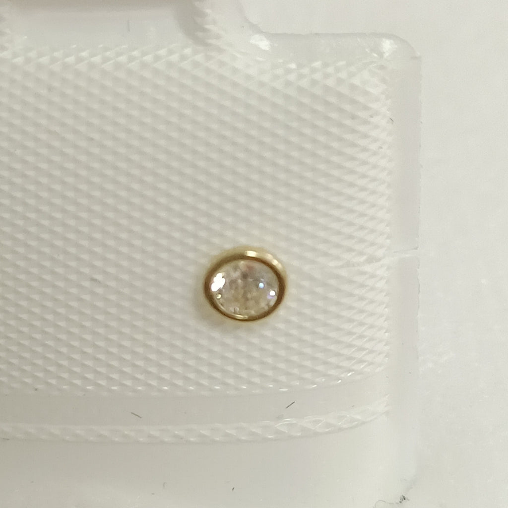 BROQUELES BROQUEL C CIRCONIA 14K 0.1501 GR (NUEVO)