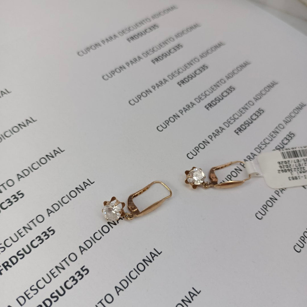 ARETES PAR ORO 10 K 1,10 GRMS (SEMINUEVO)