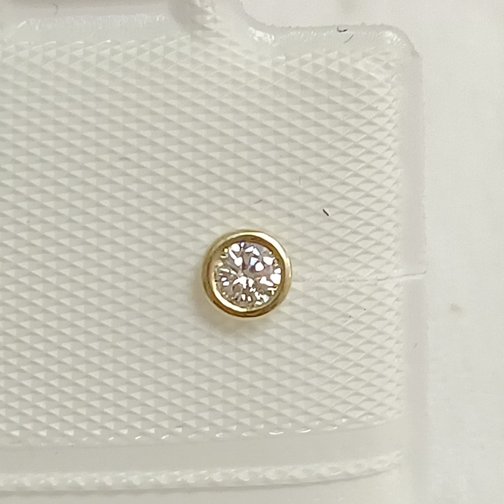 BROQUELES BROQUEL C CIRCONIA 14K 0.1501 GR (NUEVO)