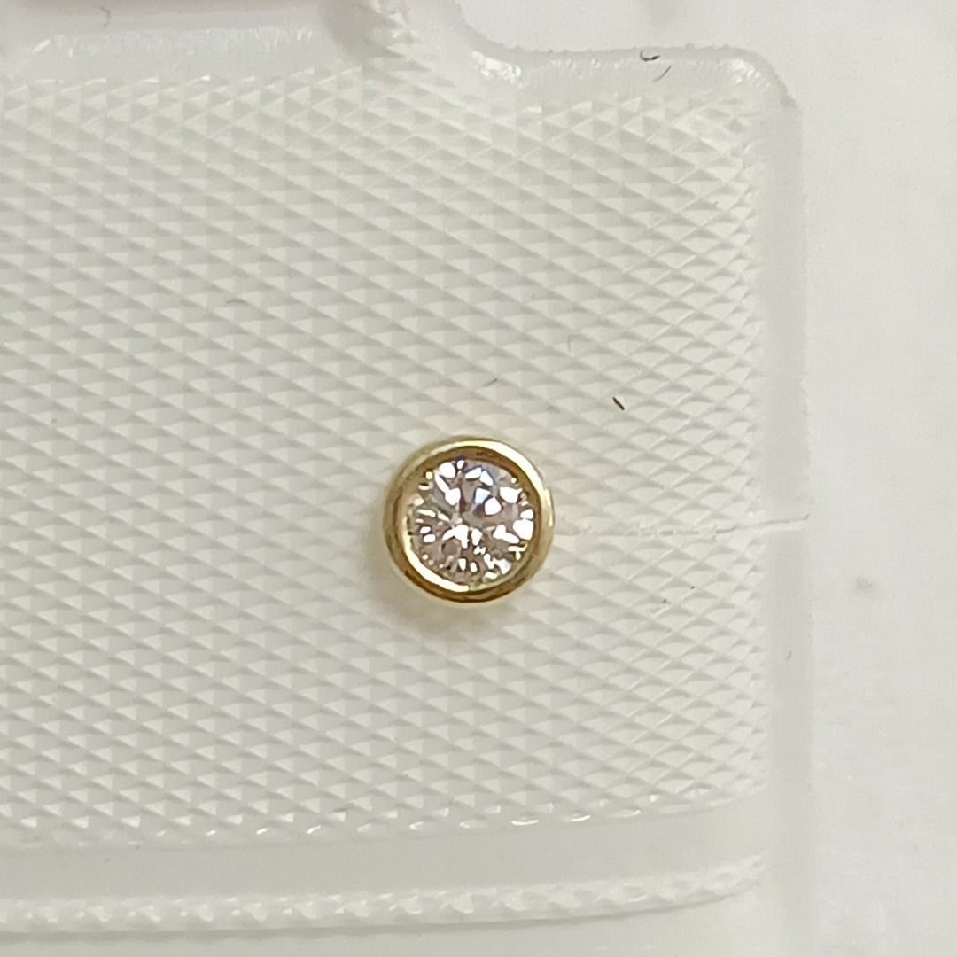 BROQUELES BROQUEL C CIRCONIA 14K 0.1501 GR (NUEVO)