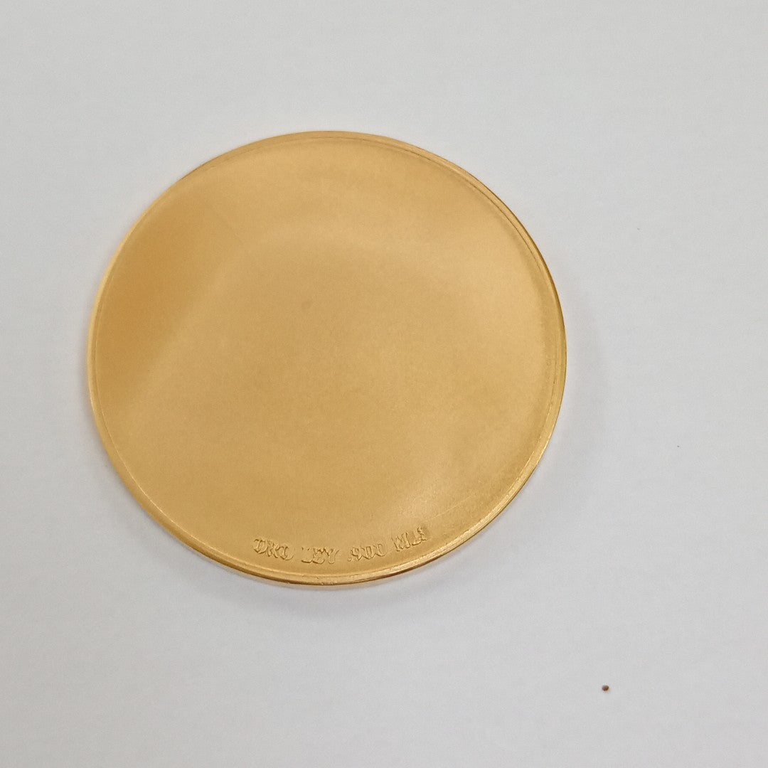 MEDALLA CONMEMORATIVA ORO 21 K 41.6 GRMS (SEMINUEVO)