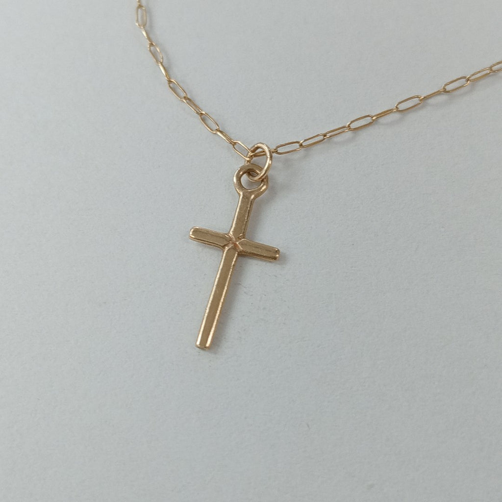 CADENA,CRUZ ORO 10 K 0,80 GRMS (SEMINUEVO)