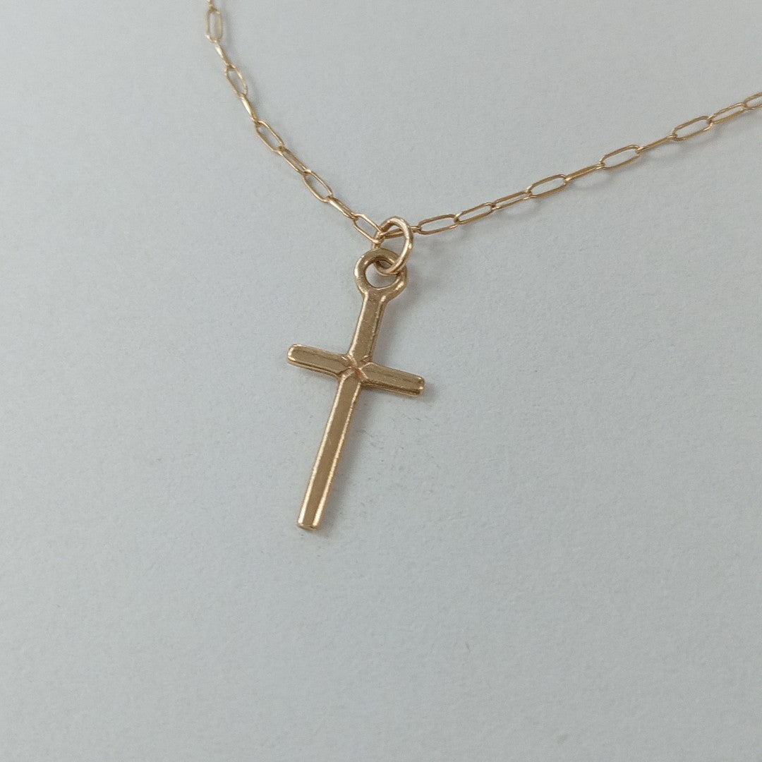 CADENA,CRUZ ORO 10 K 0,80 GRMS (SEMINUEVO)