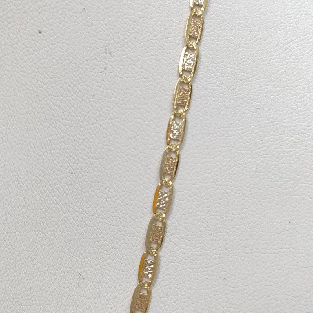 CADENA ORO COMBINADO 14 K 9.6 GRMS (SEMINUEVO)