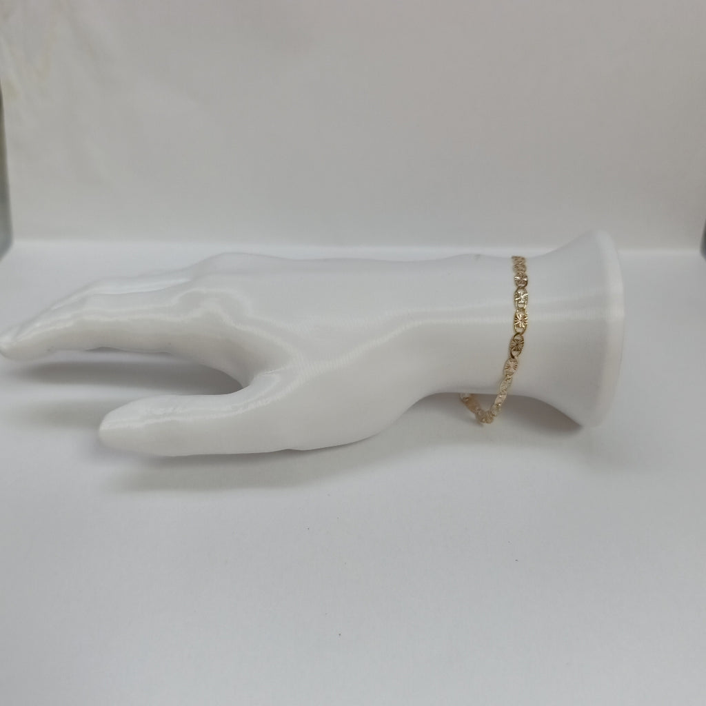 PULSERA GUCHI 14K 18 CM 2.8 GR (NUEVO)