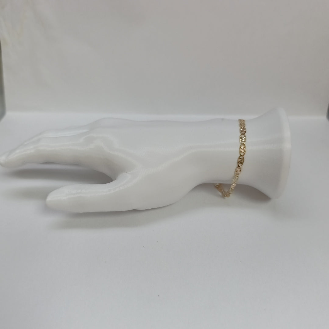 PULSERA GUCHI 14K 18 CM 2.8 GR (NUEVO)