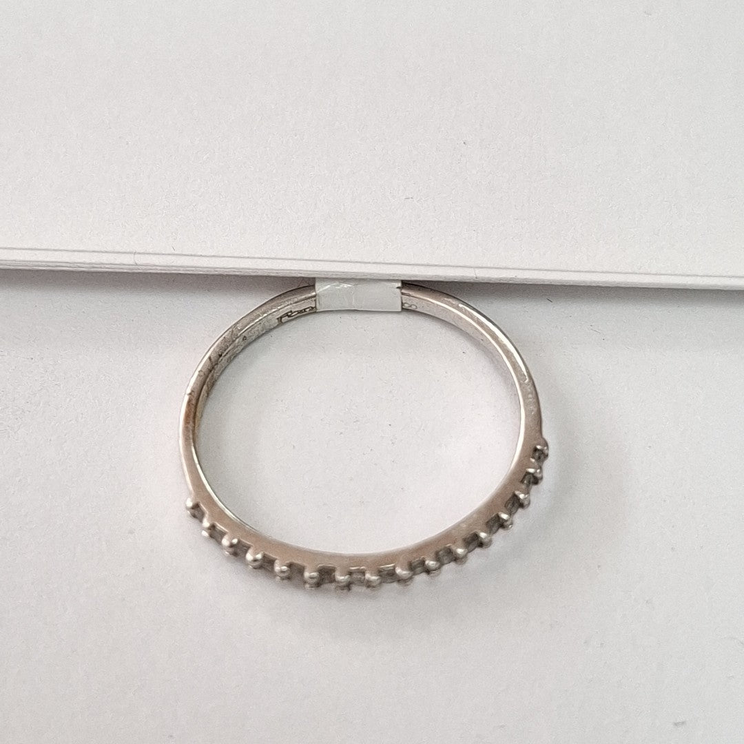 ANILLITO ORO, ORO BLANCO 14 K 1.3 GRMS (SEMINUEVO)