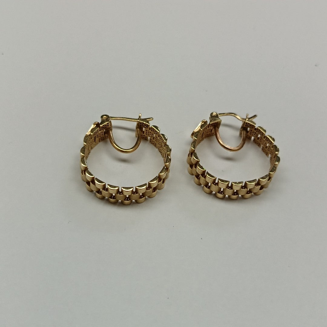 ARRACADAS PAR ORO 14 K 4,30 GRMS (SEMINUEVO)