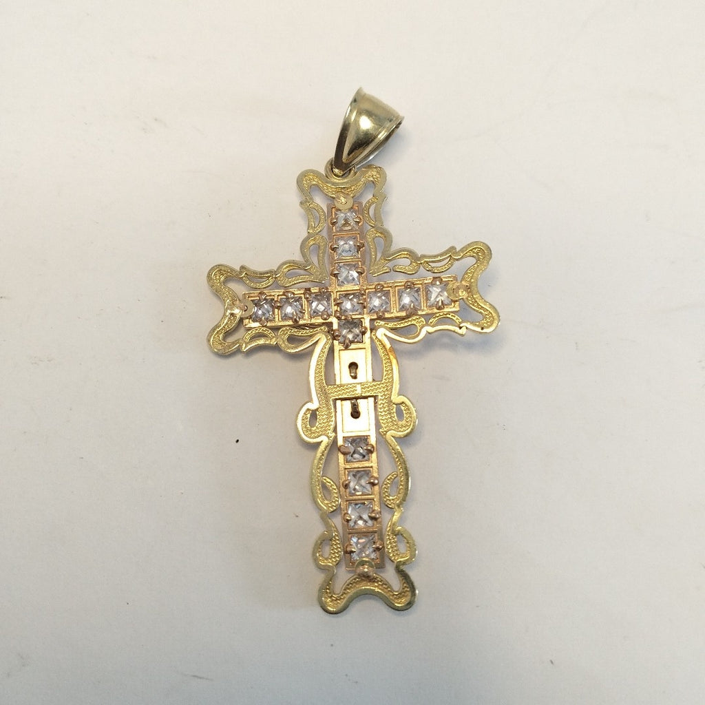 CRUCIFIJO ORO 14 K 9,40 GRMS (SEMINUEVO)