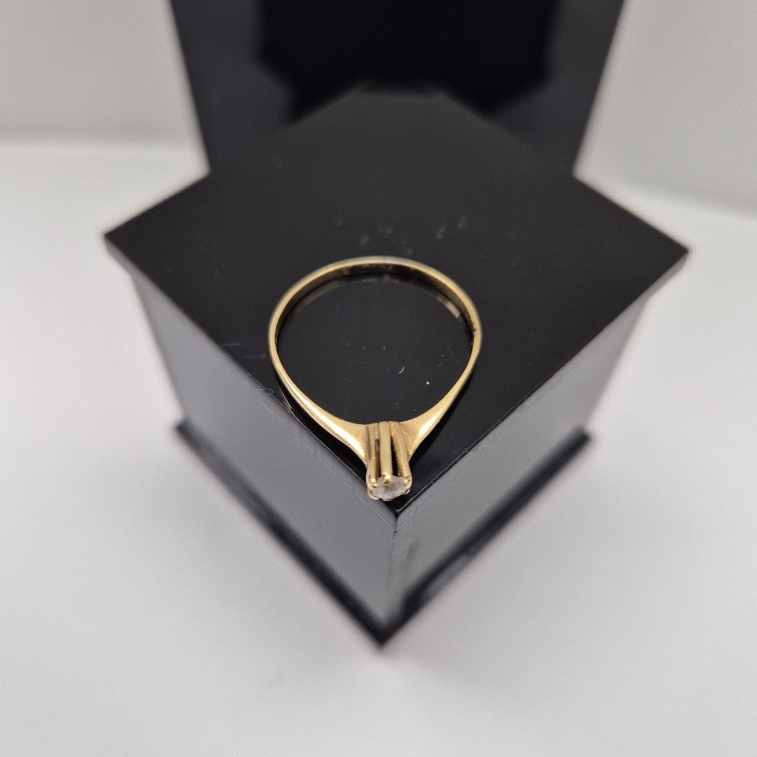 SOLITARIO ORO 14 K 1 GRMS (SEMINUEVO)