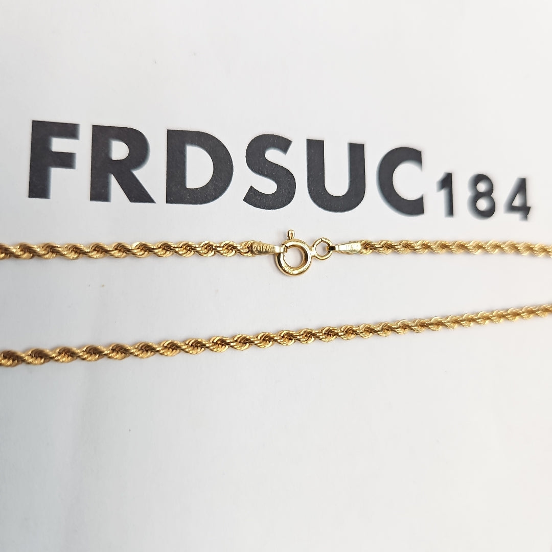 CADENA ORO 14 K 2.8 GRMS (SEMINUEVO)
