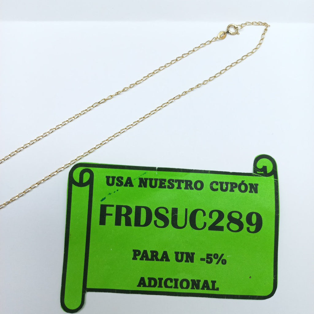 CADENA ORO 14 K 1.8 GRMS (SEMINUEVO)