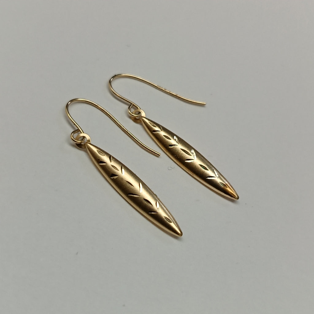ARETES PAR ORO 14 K 0,40 GRMS (SEMINUEVO)