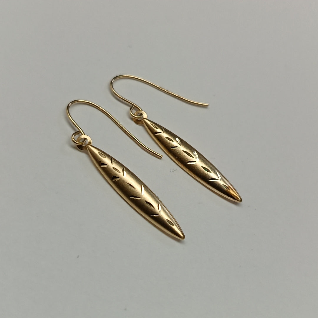 ARETES PAR ORO 14 K 0,40 GRMS (SEMINUEVO)