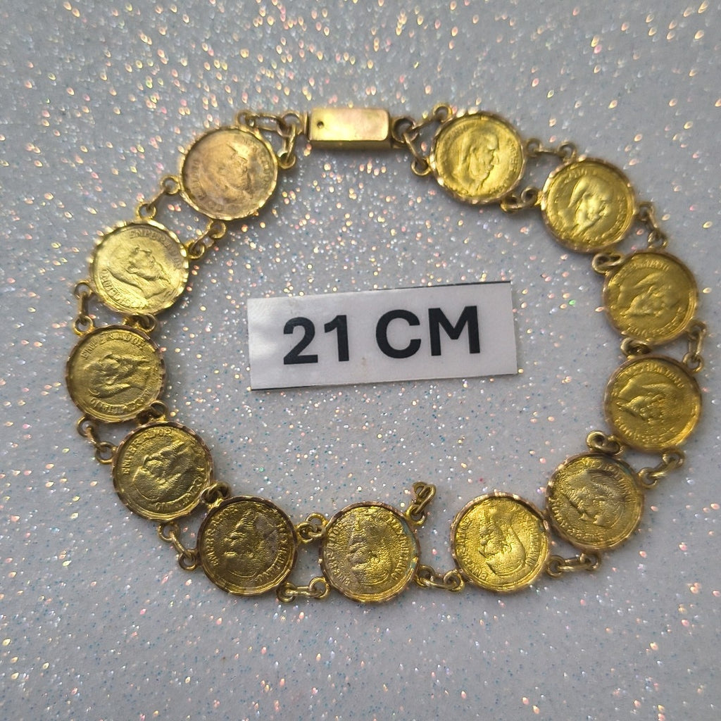 K1 10.5 GRMS 10 K IDENTIFICACIÓN PULSERA TEJIDO HECHURA ESPECIAL MAT (SEMINUEVO)