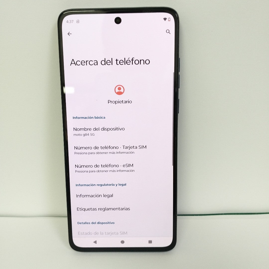 CELULAR MOTOROLA MOTO G84 XT2347-1 (2023) 256 GB 8 GB RAM (SEMINUEVO)