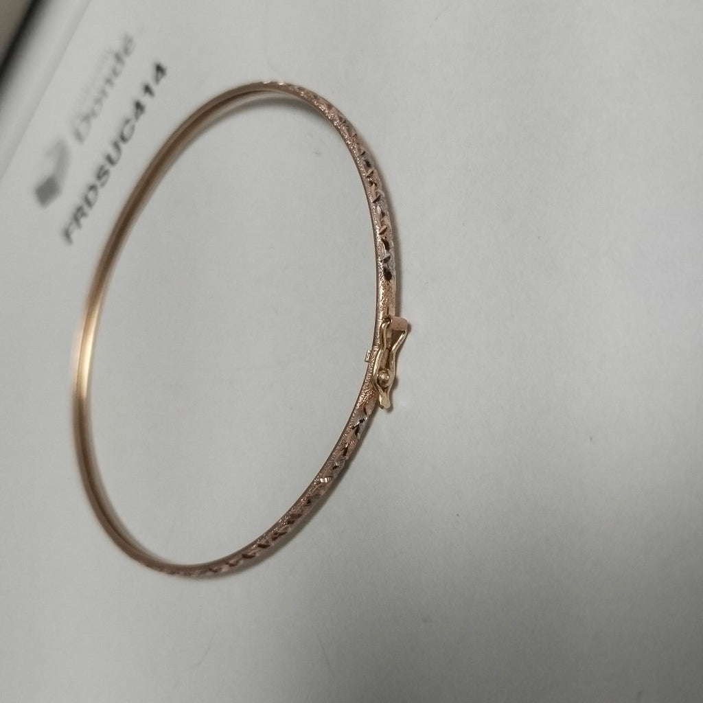 PULSERA RIGIDA ORO 14 K 3 GRMS (SEMINUEVO)