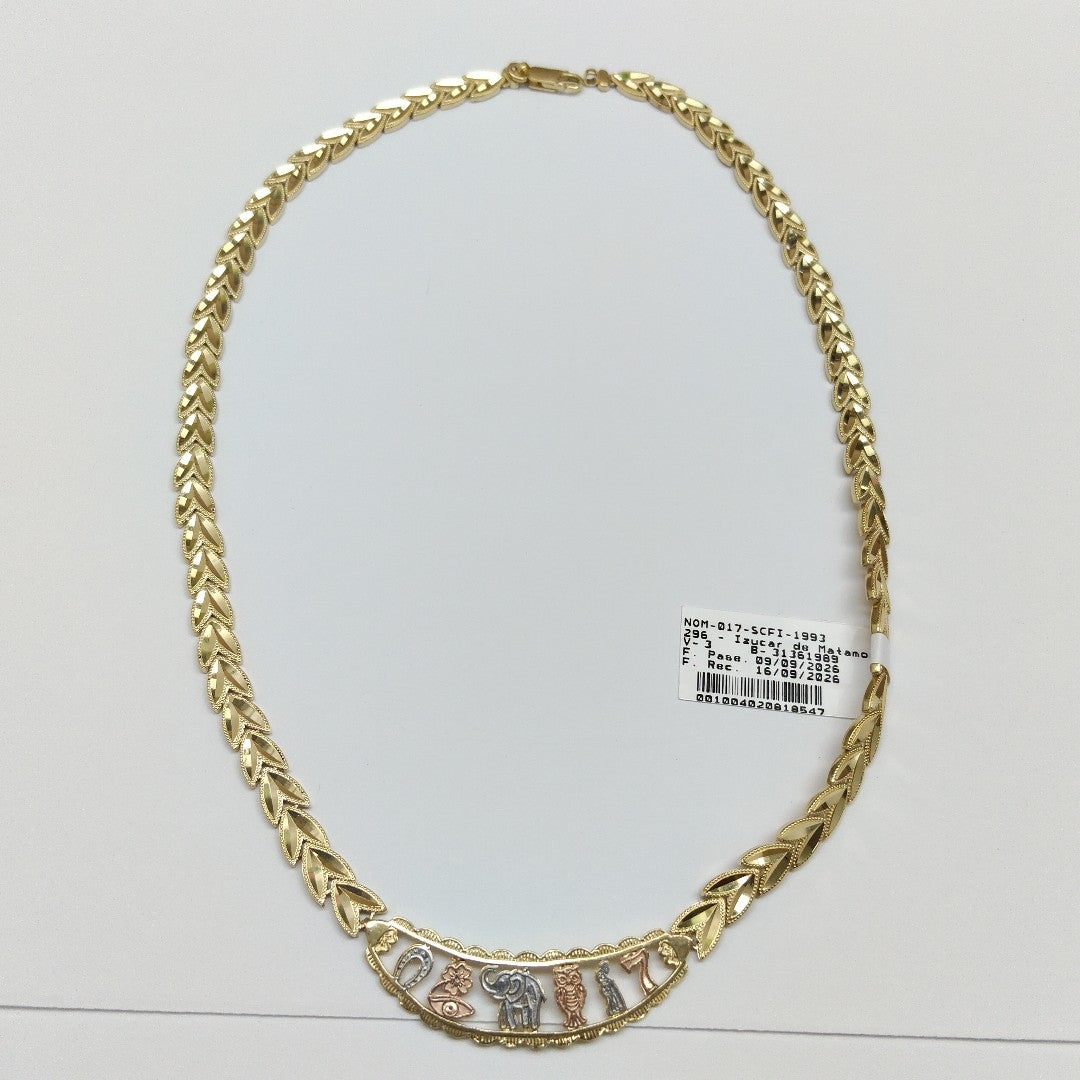 GARGANTILLA ORO 14 K 17.3 GRMS (SEMINUEVO)
