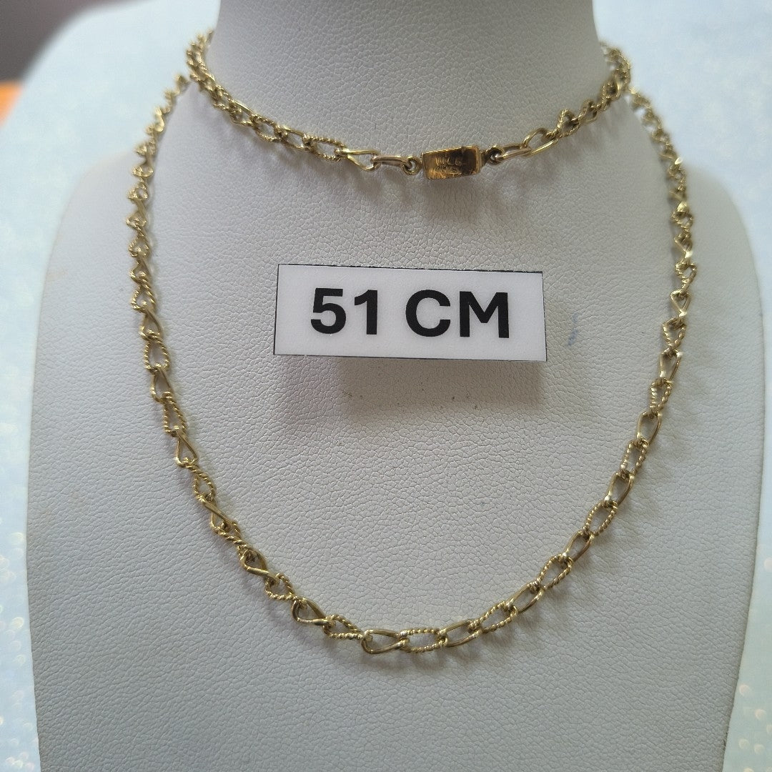 CADENA ORO 14 K 9,60 GRMS (SEMINUEVO)