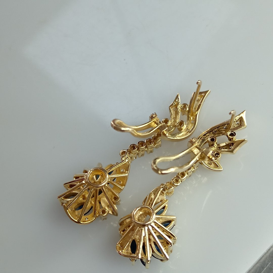 ARETES PAR ORO 8 K 11,40 GRMS (SEMINUEVO)