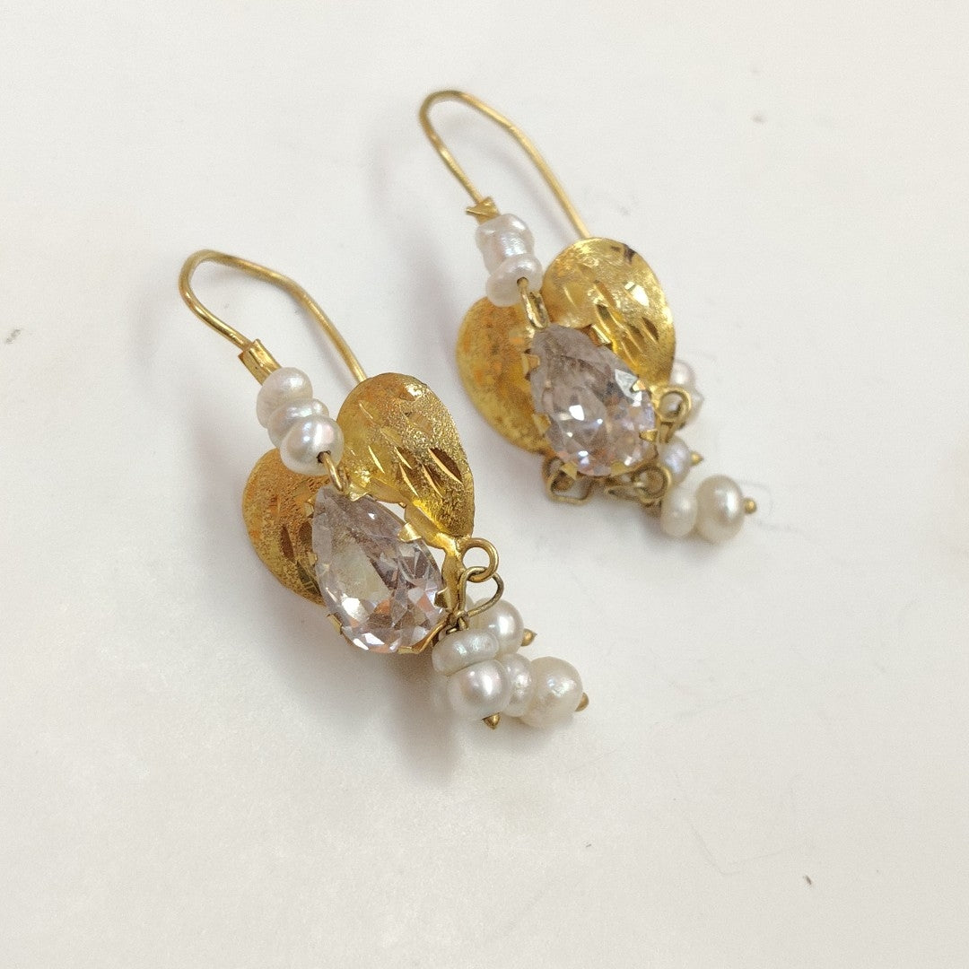 ARETES PAR ORO 8 K 3 GRMS (SEMINUEVO)