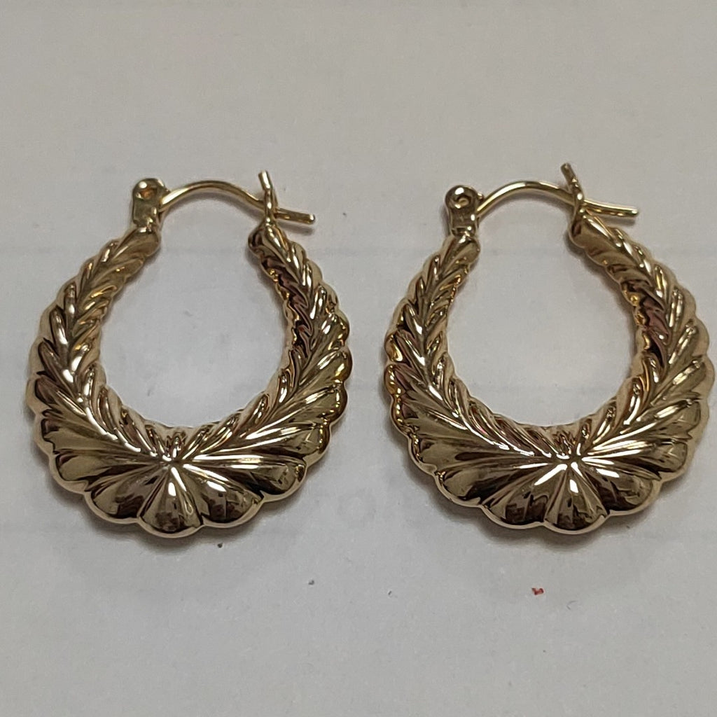 ARRACADAS PAR ORO 14 K 2,40 GRMS (SEMINUEVO)